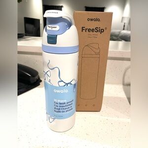 NEW OWALA LIMITED EDITION “TIED AND TRUE”  FreeSip Stainless Steel 24oz